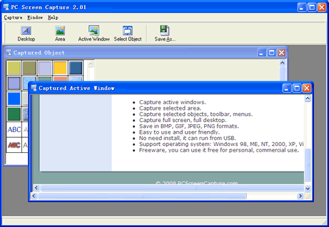 Windows 7 PC Screen Capture 2.3 full
